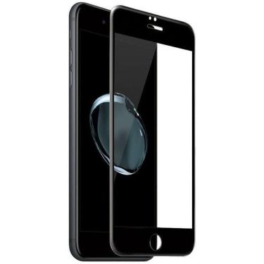 Imagem de Película De Vidro 3d 5d 9d Full iPhone 7 Plus e iPhone 8 Tela 4.7 polegadas preta