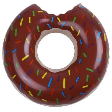 Imagem de Boia Inflável Rosquinha Donuts Marrom - Bel Lazer