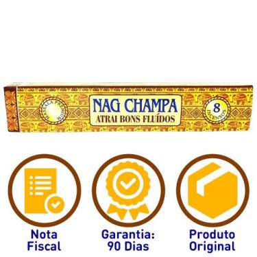 Imagem de Incenso Nag Champa Atrai Bons Fluídos