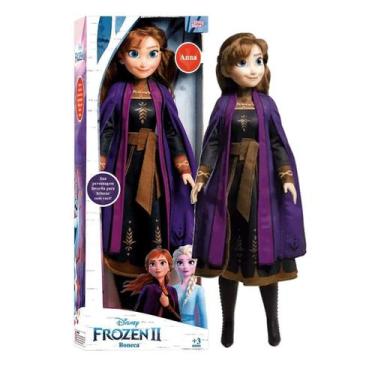 Kit 2 Bonecas Frozen Anna e Elsa de 55cm Articuladas Original Rosita - Baby  Brink - Bonecas - Magazine Luiza