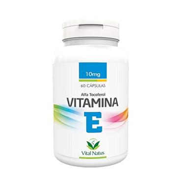 Imagem de Vitamina E - Alfa Tocoferol 60 capsulas 10mg - Vital Natus