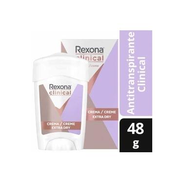 Desodorante Rexona Creme Clinical 48g Masc Clean - Kit C/6un