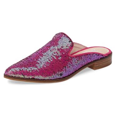 Imagem de Shellys London Sapatos Cantara Fucshia Pink Flat Pontiagudos Mule Slide, rosa, 11