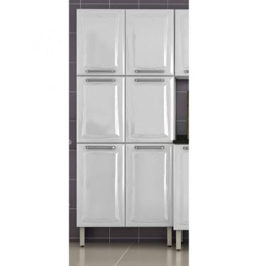 Imagem de Paneleiro Duplo em Aço 6 Portas Tarsila Itatiaia Branco Neve