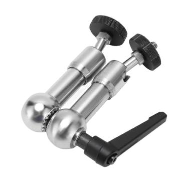 Imagem de Braço de Fricção Articulado Ajustável, Com Parafusos de 1/4 de Polegada, Controle de Botão Conveniente, Ajuste Universal de 360 ​​graus, para Monitores HD, Tripés, Gaiolas de (7