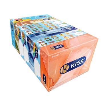 Imagem de Kiss Kit de Lenço Facial folha dupla- Contém 07 caixas com 50 folhas cada, embalagens sortidas
