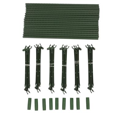 Imagem de Gaiola de Tomate, Núcleo de Aço Resistente e Suporte Estável Gaiola de Jardim Design Ergonômico Treliça de Tomate Estacas Triangulares de Plantas de Tomate para Jardim Ao Ar (80cm)