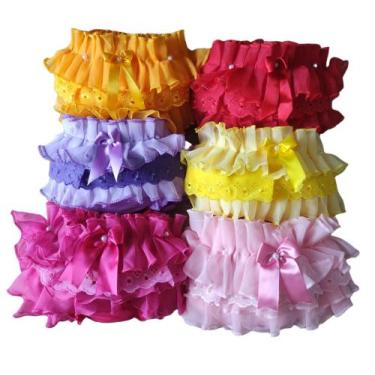 Imagem de Combo3calcinha Bunda Rica Em Renda Fru-fru Tapa Fraldas Luxo - Star Go