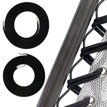 Imagem de Ostlttyn Cabo de substituição para cadeira de gravidade zero, 4 peças de cordões elásticos duráveis de substituição para cadeira de sala de estar com gravidade zero, kit de reparo de cadeira