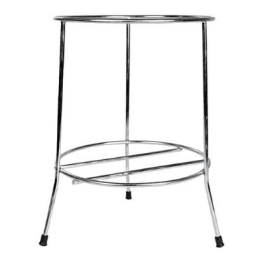 Imagem de Suporte De Chão Solo Para Extintor Prateado Pequeno - SPACEFIRE