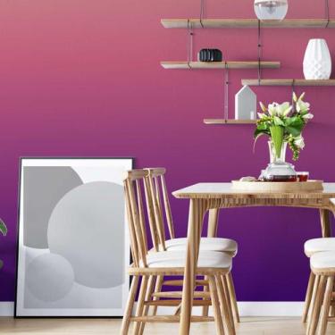 Imagem de Papel de Parede Adesivo Degradê Pôr Do Sol N05143 0,58X2,5M - Adesivo 