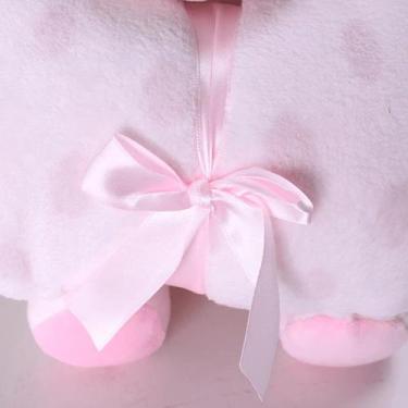 Imagem de Bichinho de Pelúcia com Manta 26cm - Bene Casa, Rosa