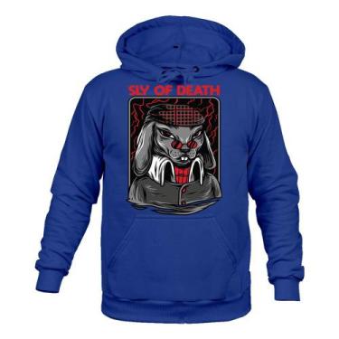 Imagem de Moletom 100% Algodão Quente Sly of Death - Surprass, Azul bic, G