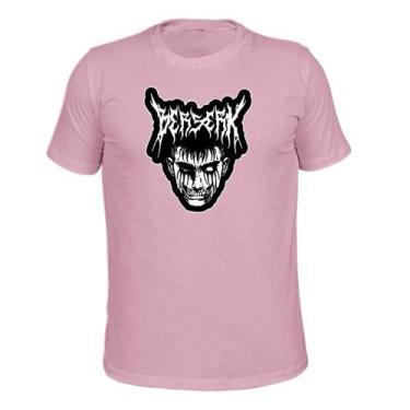 Imagem de Camiseta Plus Size Unissex Malha 30.1 Berserk Two - Surprass, Rosa, G4