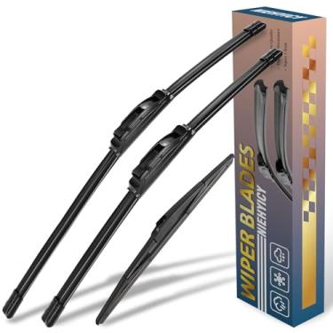 Imagem de 3 peças de lâminas de limpador de para-brisa para Jeep Cherokee 2014 2015 2016 2017 2018 2019 2020 2021, substituição de equipamento original, lâminas de para-brisa automotivas para meu carro - 66