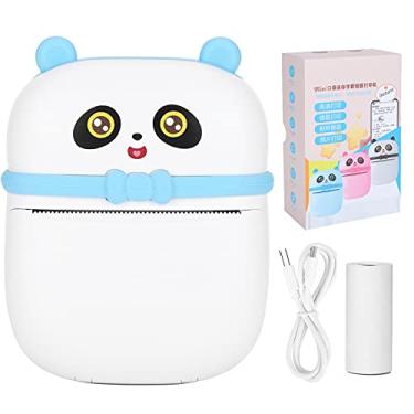 Imagem de Vomeko Mini Impressora Memo, Mini Impressora Memo Portátil, Mini Impressora de Adesivos, com Papel Térmico para Impressão de Foto Pergunta Errada Material Escolar Azul