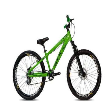 Imagem de Bicicleta Aro 26 freeride Gta Verde Aro Vmaxx Single Wheeling Freios H