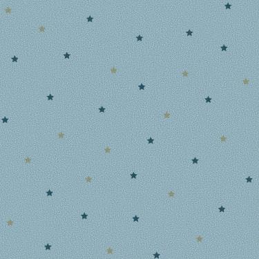 Imagem de Papel De Parede Fofura Baby Estrelas Fundo Azul Ff4046