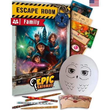 Imagem de Jogo de Tabuleiro EPIC ENIGMAS Harry Magic Escape Room 5-12 Years