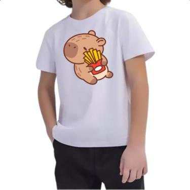 Imagem de Camiseta Infantil Capivara Fritas - Alearts, 4