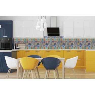 Imagem de Papel Adesivo Contact De Parede Azulejos 45 Cm X 10 Mts - Plastcover