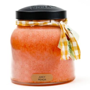 Imagem de A Cheerful Giver - Vela de vidro perfumada Juicy Peach Papa (1000 ml) com tampa e fragrância fiel à vida feita nos EUA