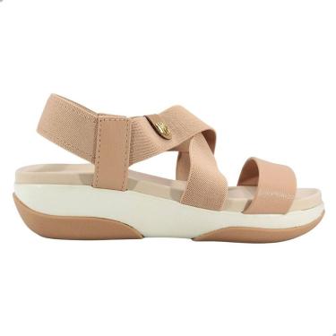 Imagem de Sandália Feminino Modare Elast Meer Napa Floa Sense Flex Nuda Camel