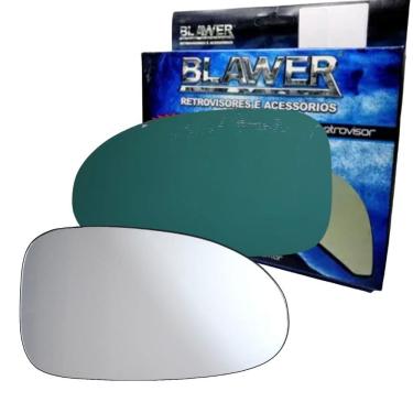 Imagem de 1001D - Vidro Espelho Retrovisor Lado Direito Sem Base Gol Parati Voyage G2 1995 a 1999 - Blawer