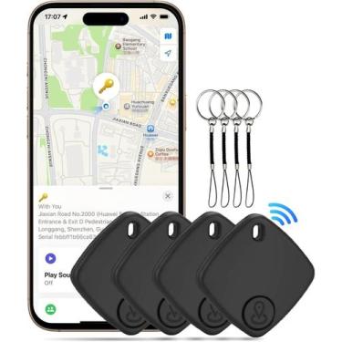 Imagem de Localizador de teclas Bluetooth DSDFPFG Air Tags-pacote com 4 etiqueta