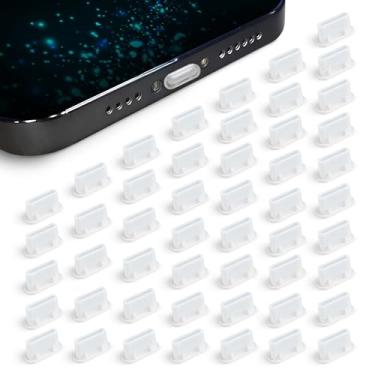 Imagem de PortPlugs Plugue USB-C antipoeira, transparente – Serve para iPhone 17, 15, 16, Plus, Pro, Max, Samsung Galaxy S25-S10, Pixel, iPad, Switch, MacBook, Kindle 11ª geração, Scribe & Laptops – Proteção