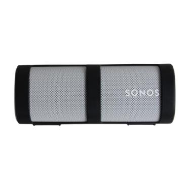 Imagem de Hermitshell Capa de transporte de silicone para alto-falante Bluetooth inteligente portátil Sonos Roam 2 / Sonos Roam (preto)