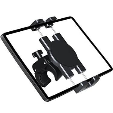 Imagem de Suporte para laptop, suporte de tablet ajustável para notebook, suporte de computador de alumínio, portátil, dobrável, suporte para mesa para MacBook iPad Pro Air, HP, DELL, Lenovo, tablet de laptop de até 15,6 polegadas, Apple Silver