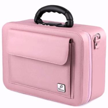 Imagem de Maleta Médica Profissional Rosa com Alça Tiracolo C136 Panton