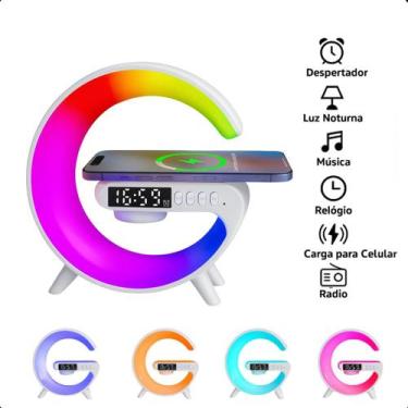 Imagem de Luz Multicolorida Branca 127/220v Som Bluetooth - FAZA