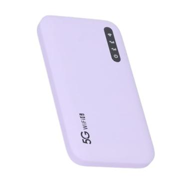 Imagem de Serounder 5G Mobile Hotspot, 6100mAh 2,4 GHz 5,8 GHz Pocket WiFi6 Router 2,77 Gbps para Travel 4G Mobile Hotspot Dispositivo IP67 Com Nano SIM Slot Conecta até 16 Dispositivos
