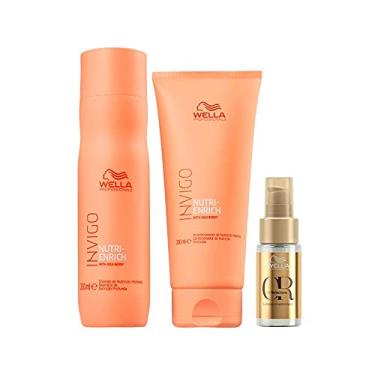 Imagem de KIT WELLA PRO INVIGO ENRICH SH 250 ML + CD 200ML + OIL 30 ML