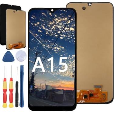 Imagem de Yuxyiony Nova tela de substituição para Samsung Galaxy A15 4G / 5G / SM-A156B / SM-A155F Tela de reparo de tela LCD e ferramentas de substituição
