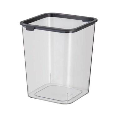 Imagem de Lixeira Quadrada com Anel de Pressão 10 Litros - TOP RIO