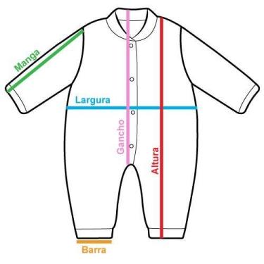 Imagem de Macacão Malha Macelin Fresquinha para Bebês - Era Uma Vez, 3-6M, Corac
