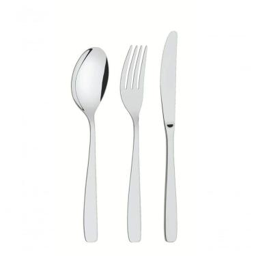 Imagem de Faqueiro Tramontina Cosmos Em Aço Inox Com Facas De Mesa 24 Peças Elegante