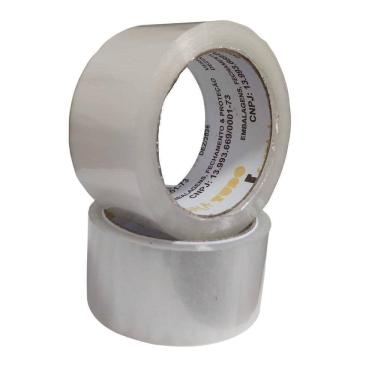 Imagem de Kit 20 Rolos Fita Adesiva Durex 48X100 Mts Larga Embalagens