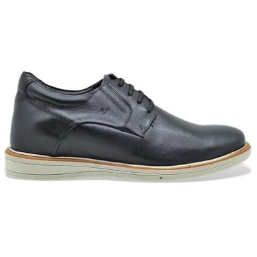 Imagem de Sapato Social Rafarillo Alth Masculino Couro Conforto, Preto, 41