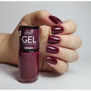 Imagem de Esmalte Efeito Gel Mistério Bella Brazil 9ml  Brilho e Longa Duração