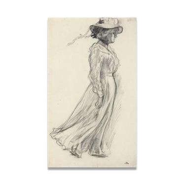 Imagem de Can'T See ClearlyThéo van Rysselberghe: Impressão em tela neoimpressionista belga chave 30 x 54 cm sem moldura