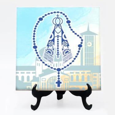 Imagem de Quadro azulejo Nossa Senhora Aparecida Terço 25