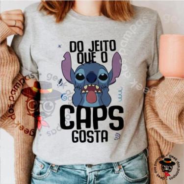 Imagem de Camiseta do Jeito que o CAPS Gosta - Mina Store, Cinza, G2