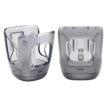 Imagem de 2 peças de porta-copos para carrinho de bebê serve para UPPAbaby Vista/Vista V2/Vista V3/Cruz/Cruz V2/Cruz V3/Minu/Minu V2/Minu V3/Minu Duo, comporta diferentes tamanhos de bebida, instalação e