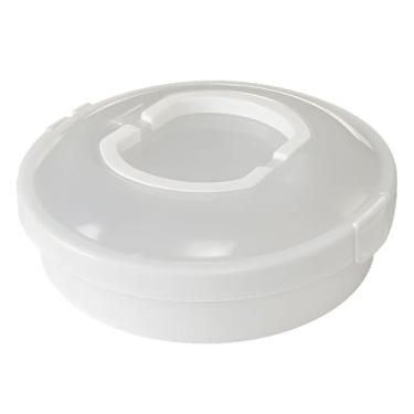 Imagem de Pote com Alça Redondo Grande 4LT Tortas Doces Salgados Chef Gourmet (Branco)