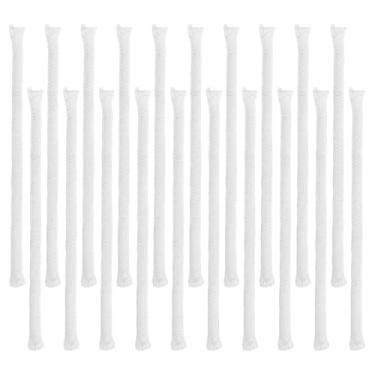 Imagem de LIQWEI 20 peças de pavio de substituição para Tiki, mechas de algodão para lâmpadas de óleo substituição de pavio de lâmpada trançada, pavio de vela para lâmpada de óleo, lâmpadas de vela queimador