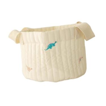 Imagem de Esquirla Cesto Organizador de Fraldas para Bebês, Portátil E Versátil, Ideal para Trocador de Fraldas, Camping E Uso Interno, Dinossauro Pequeno, Tamanho real
